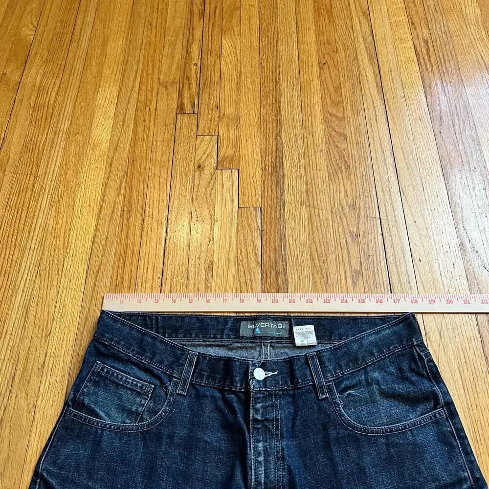 Levi’s Silvertab Shorts Mens 36 Vintage Cut Off Jeans Boot Blue